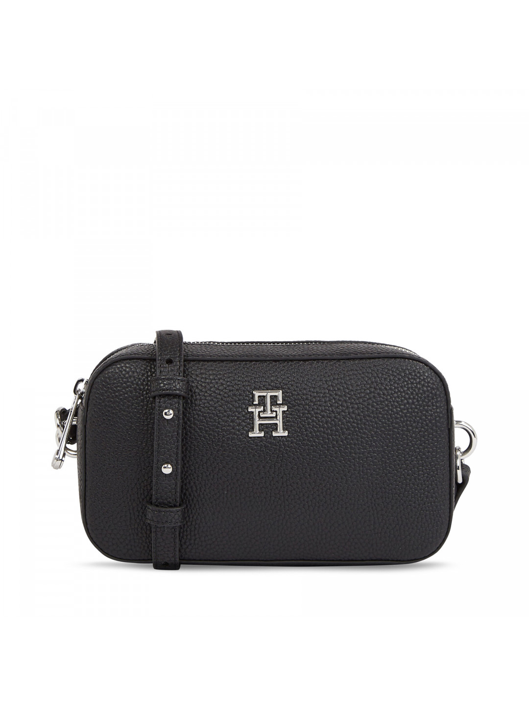 Kabelka Tommy Hilfiger Th Emblem Camera Bag AW0AW15179 Černá